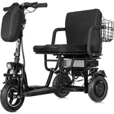 Mototec Folding Mobility Electric Trike 48V 700W Dual Power Motor Lithium Black✅